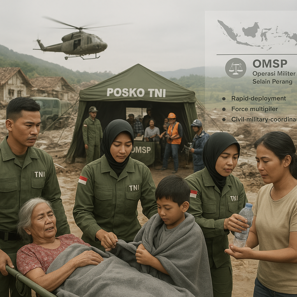 Peran Baru TNI dalam Penanganan Bencana: Antara Kapasitas dan Kerangka Hukum