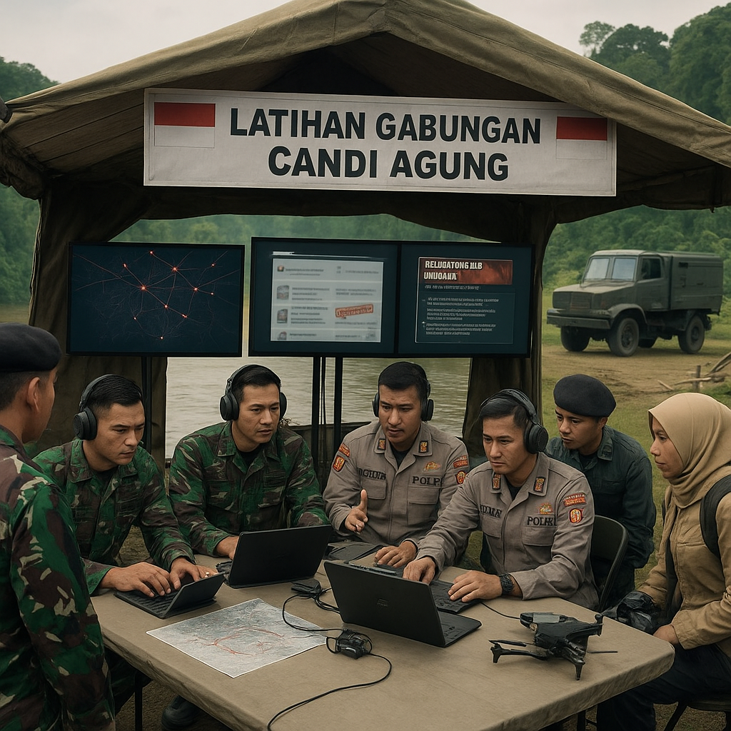Latihan Gabungan TNI-Polri 'Candi Agung' di Kalimantan: Fokus Penanganan Ancaman Hybrid, bukan Sekedar Latihan Rutin