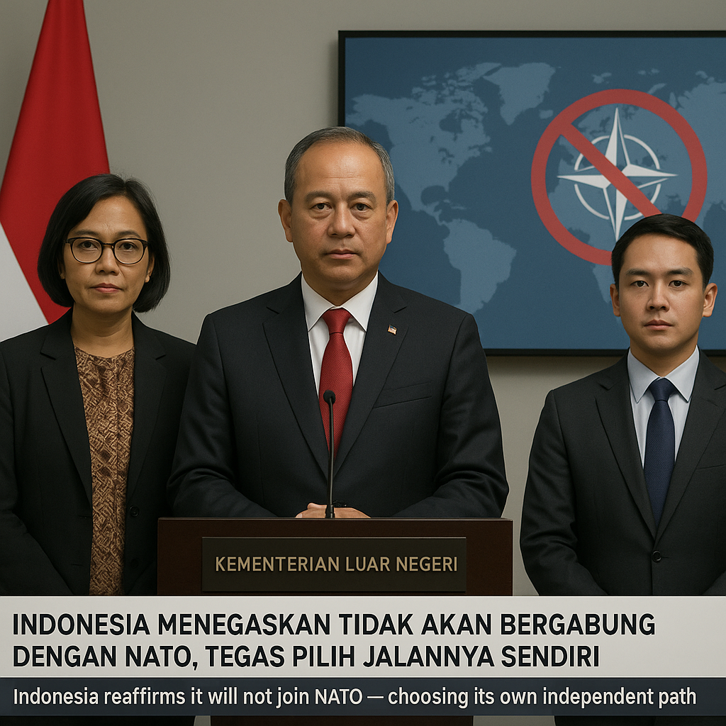 Indonesia Menegaskan Tidak Akan Bergabung dengan NATO, Tegas Pilih Jalannya Sendiri