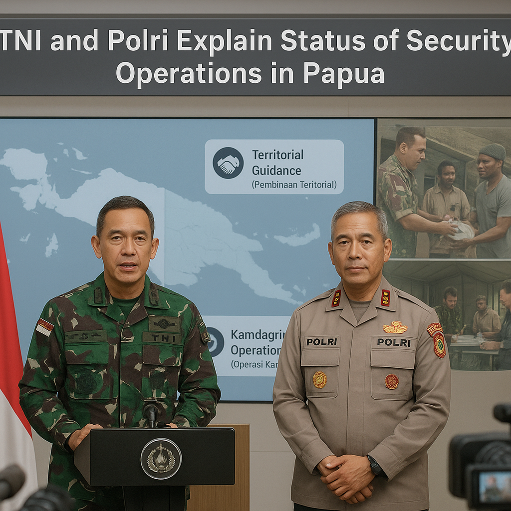 Penjelasan TNI dan Polri Soal Status 'Situasi Operasi Militer' di Papua