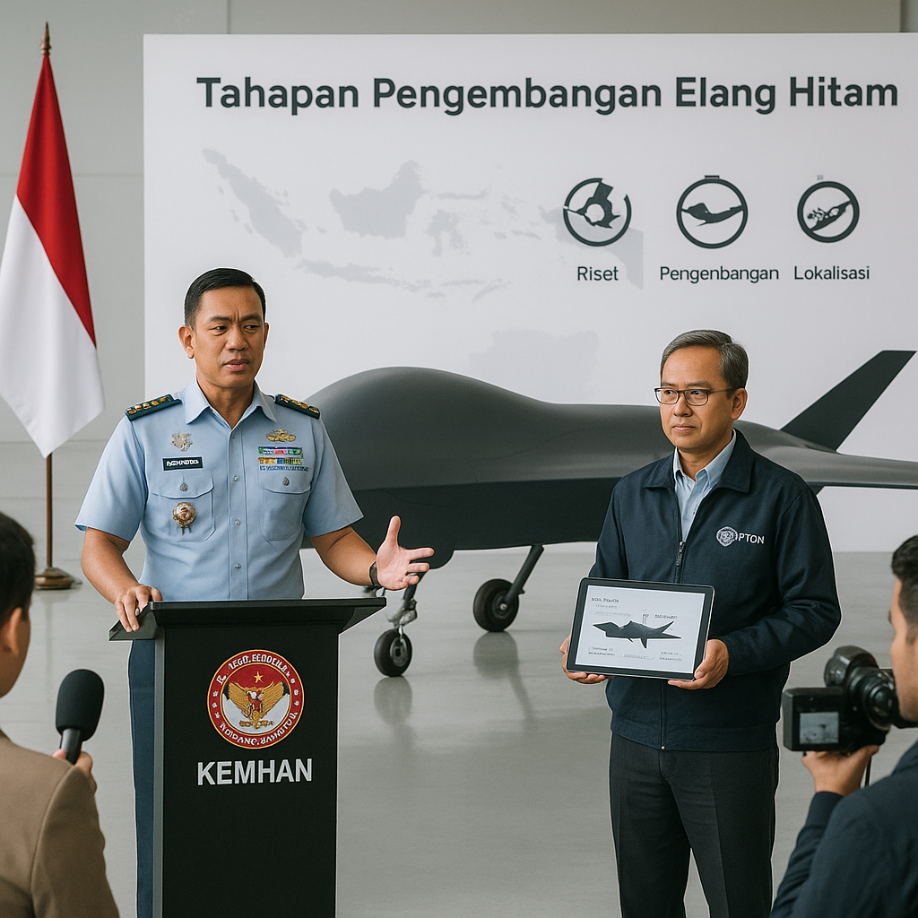 Peningkatan Drone Elang Hitam: Kemhan Jelaskan Tahapan Pengembangan