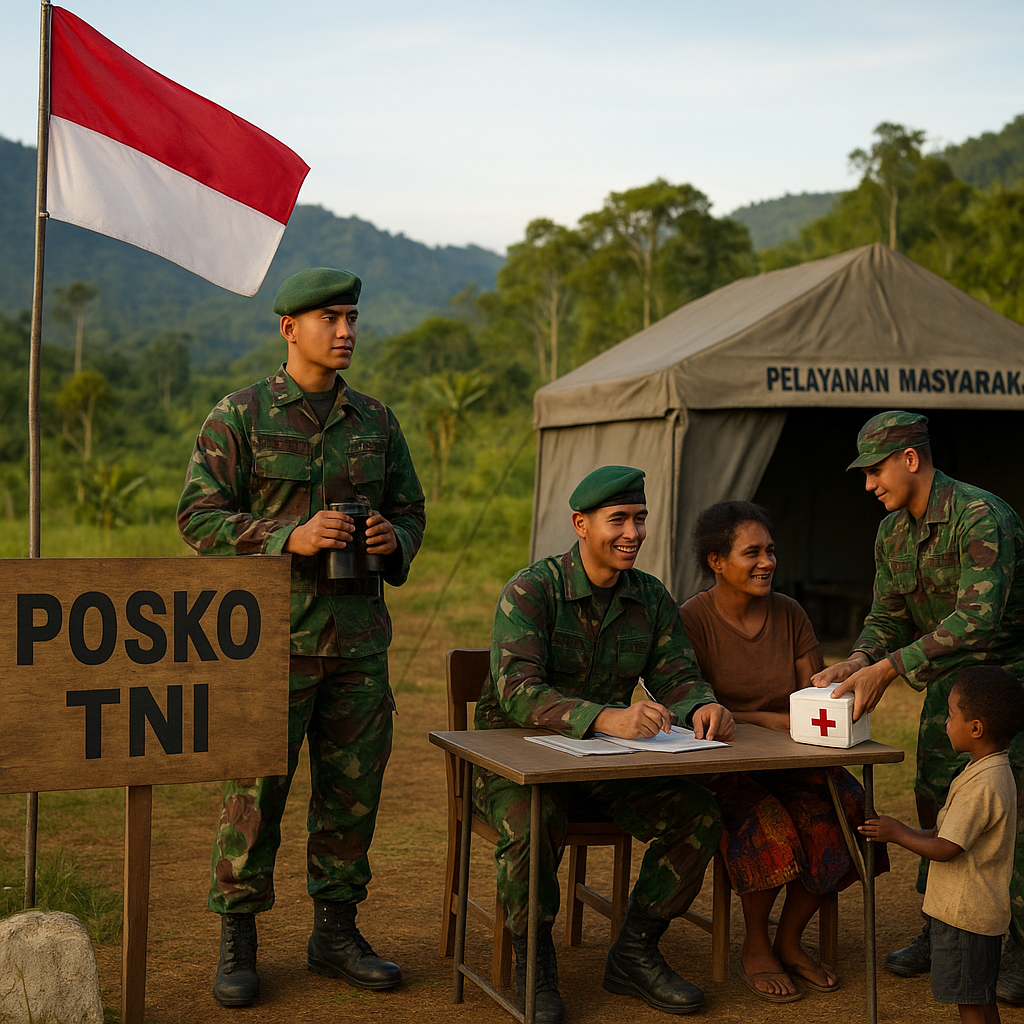Fungsi dan Status Hukum Posko TNI di Perbatasan: Penjagaan Bukan Pendudukan