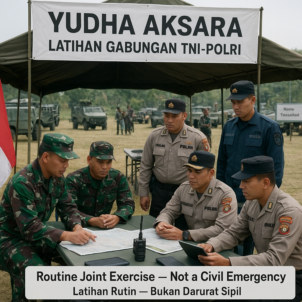 Latihan Gabungan TNI-Polri: Antara Pelatihan Rutin dan Isu 'Darurat Sipil'