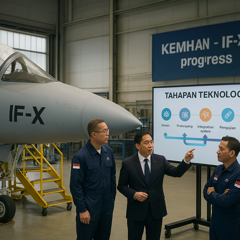 Kemhan Merilis Progress Pengembangan Jet Tempur IF-X, Menekankan Tahapan Teknologi