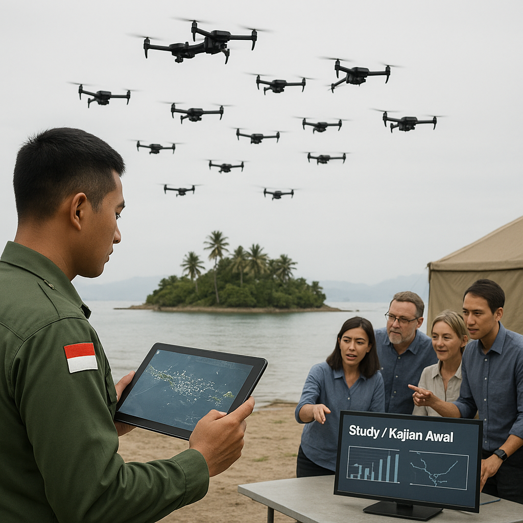 Pemanfaatan Teknologi Drone Swarming oleh TNI: Potensi dan Tantangan yang Harus Diketahui Publik