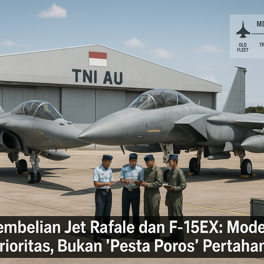 Pembelian Jet Rafale dan F-15: Modernisasi Prioritas, Bukan 'Pesta Poros' Pertahanan