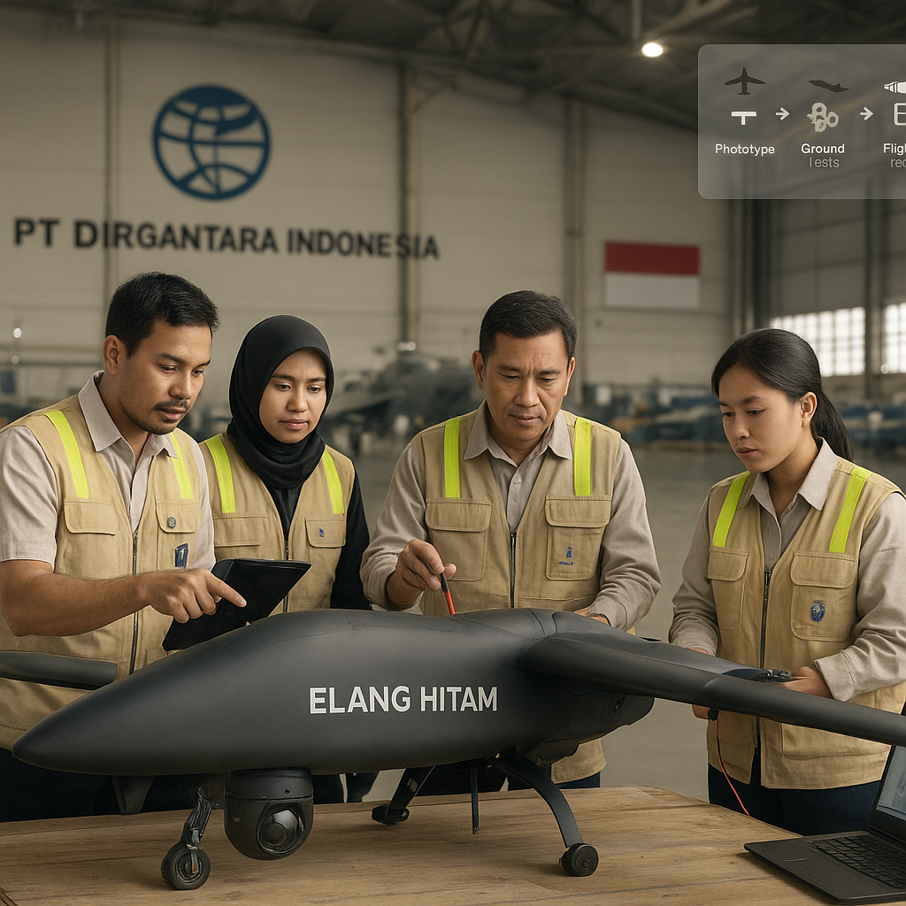 Drone Elang Hitam Produksi PTDI: Capaian dan Realitas Tahap Pengembangan